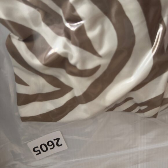 Michael Kors Womens 6 Tan Zebra Print 1 Piece Swimsuit Ladder Back Design - Picture 16 of 16